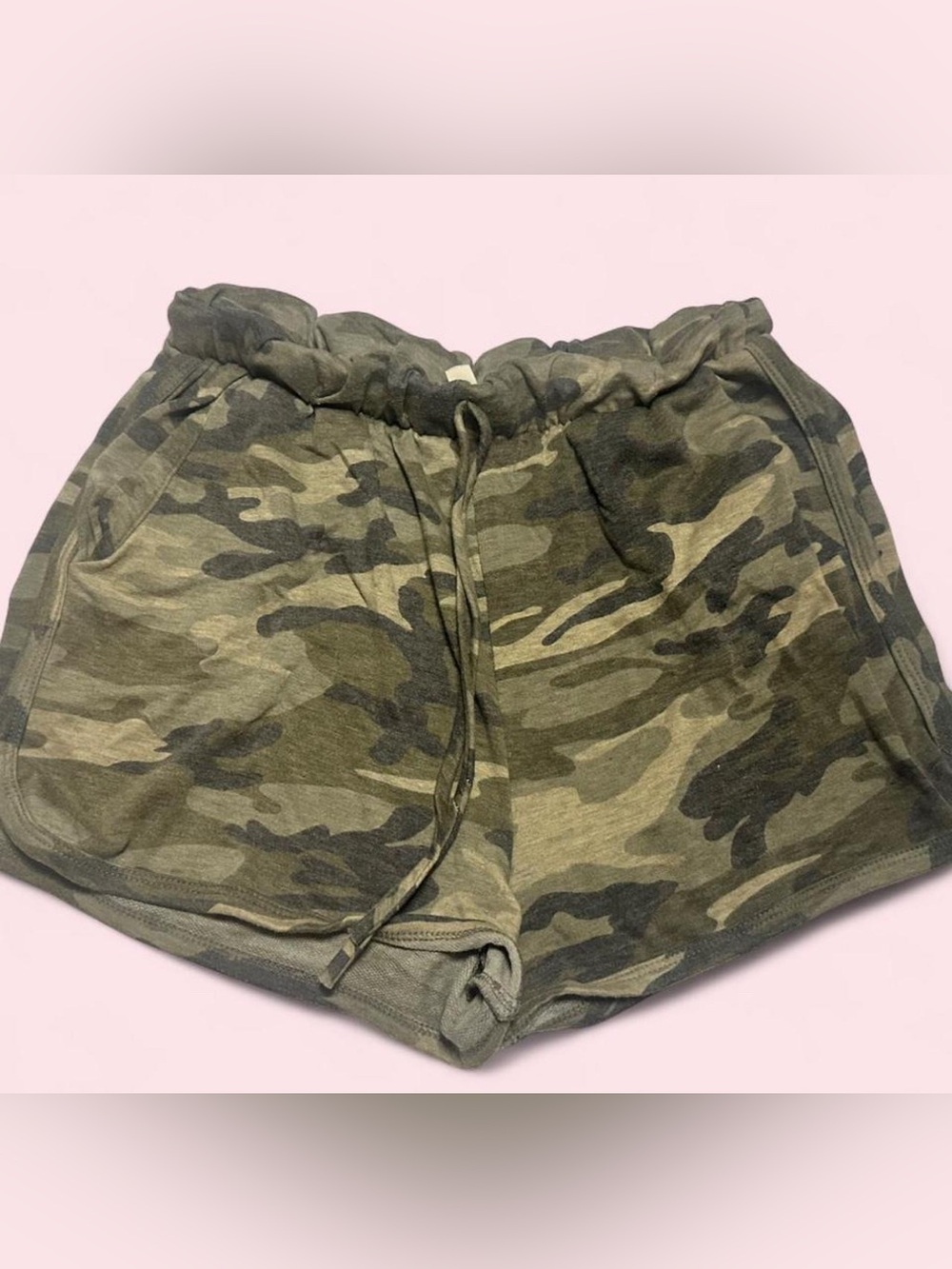 Camo Drawstring Shorts